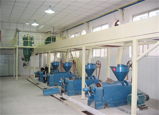 stable quality crude peanut oil processing plant