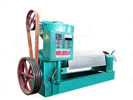 machinery and equipments in peanut oil processing