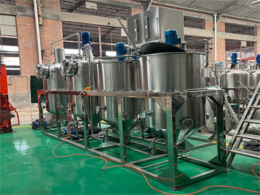 made cotton seed oil refined process equipment