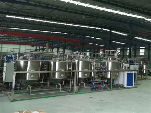 reliable and reputable peanut oil refining plant