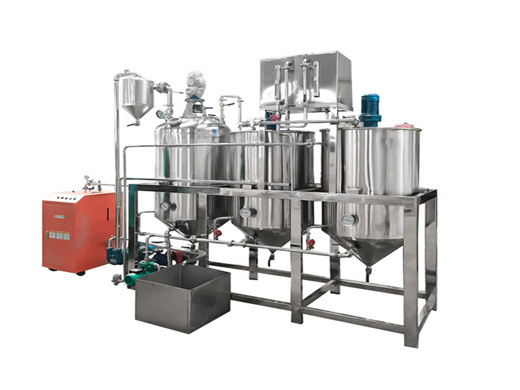 peanut oil refinery making machinery manufacturing