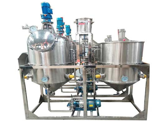 coconut oil refining fractionation plant mill