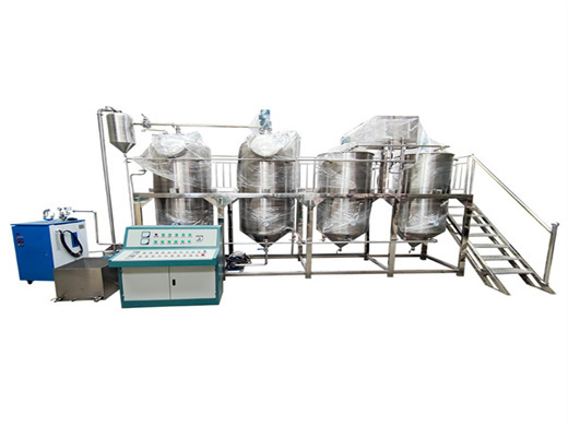 crude sesame oil refined production machinery cost