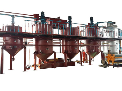 crude coconut oil refining equipment to in cameroon