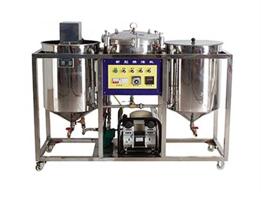 coconut oil refining castor oil refining equipment