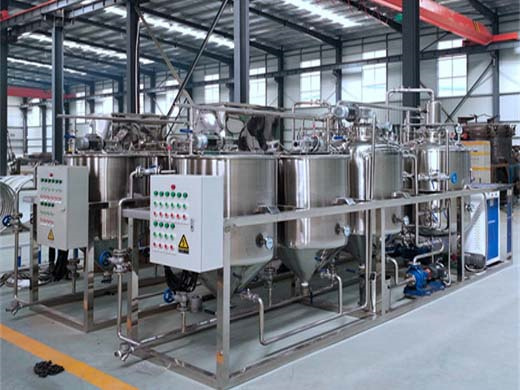 high efficiency and cotton oil refining machine