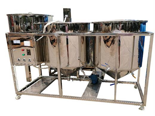 coconut oil refinery machine high quality in lusaka