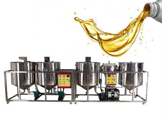chemical methods sesame oil refined machine in cape town