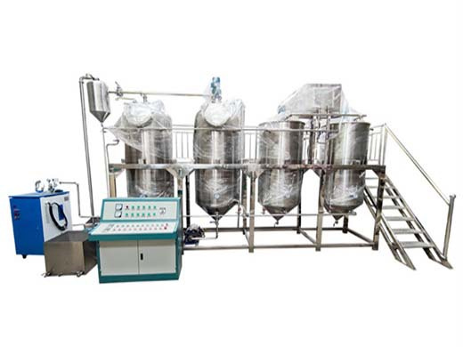 ce certification cottonseed oil refining machine