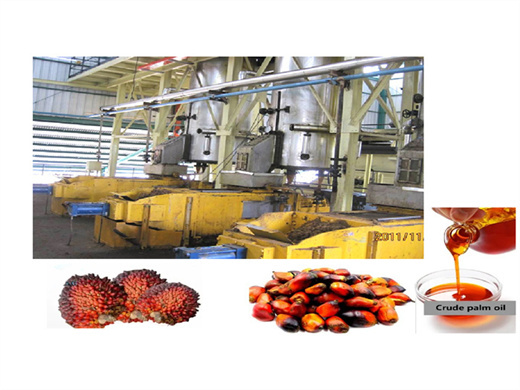 advanced crude palm oil processing plant equipment